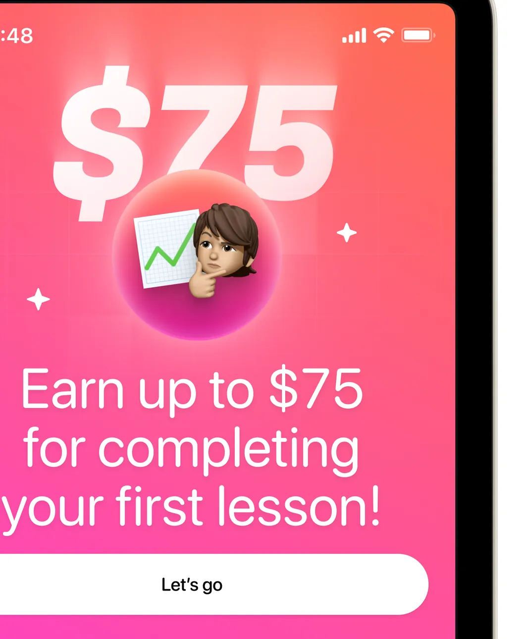 Bloom first lesson reward offer