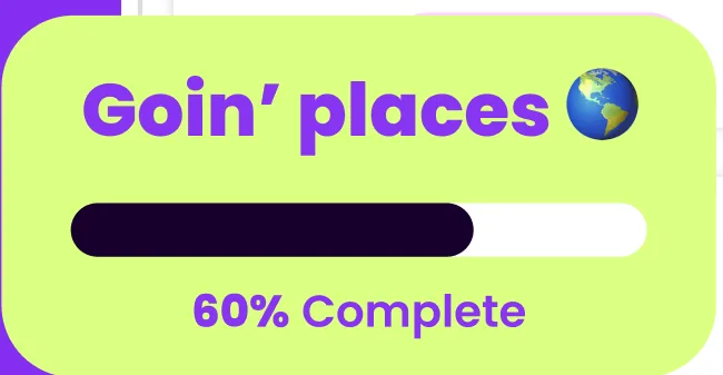 Savings bucket at 60% complete