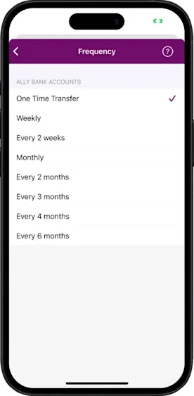 Ally transfer frequency picker