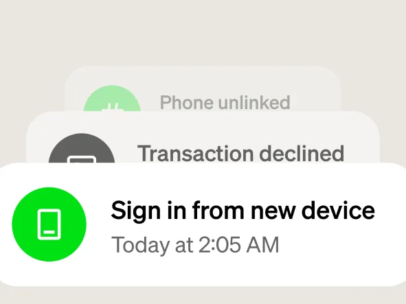 Cash App security notifications
