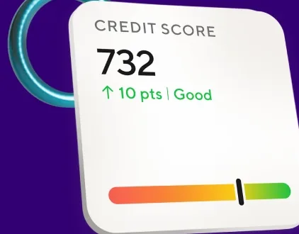 Credit score 732 rated Good