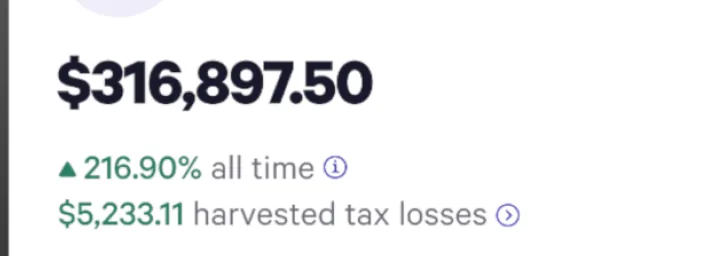 Portfolio value $316,897.50