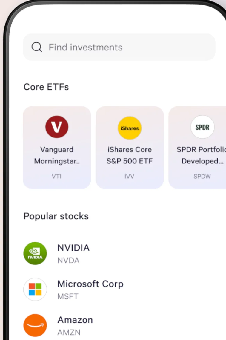 Wealthfront brokerage investment search