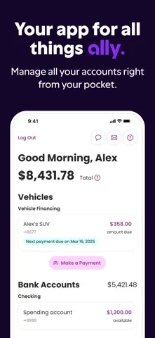 Ally Invest App Store screenshot 1 of 4