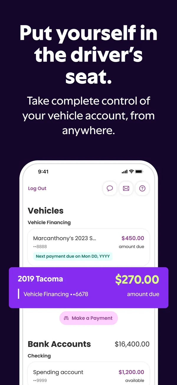 Ally App Store image of vehicle financing