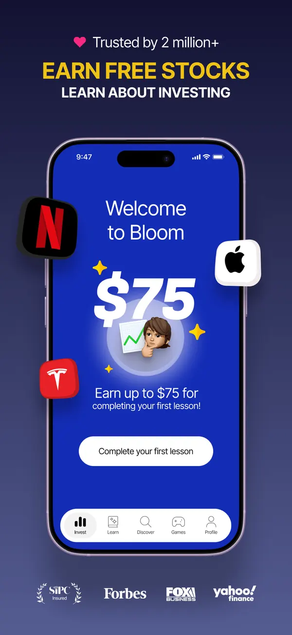 Bloom App Store screenshot 1 of 4, as of Oct 24, 2026