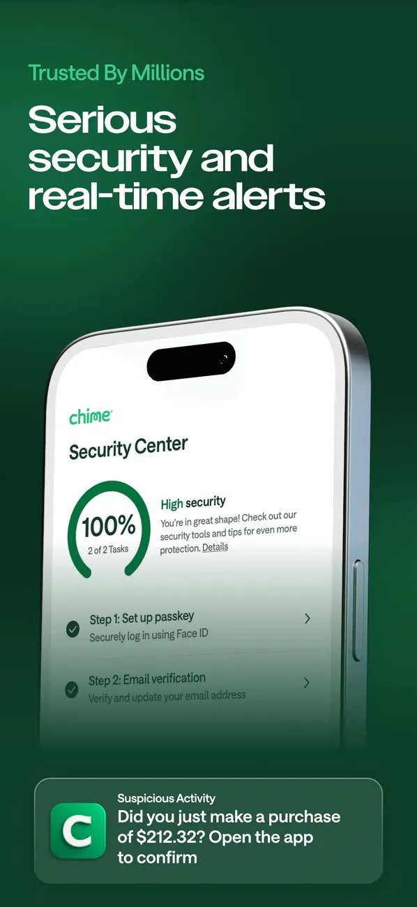 Chime App Store image of the Security Center
