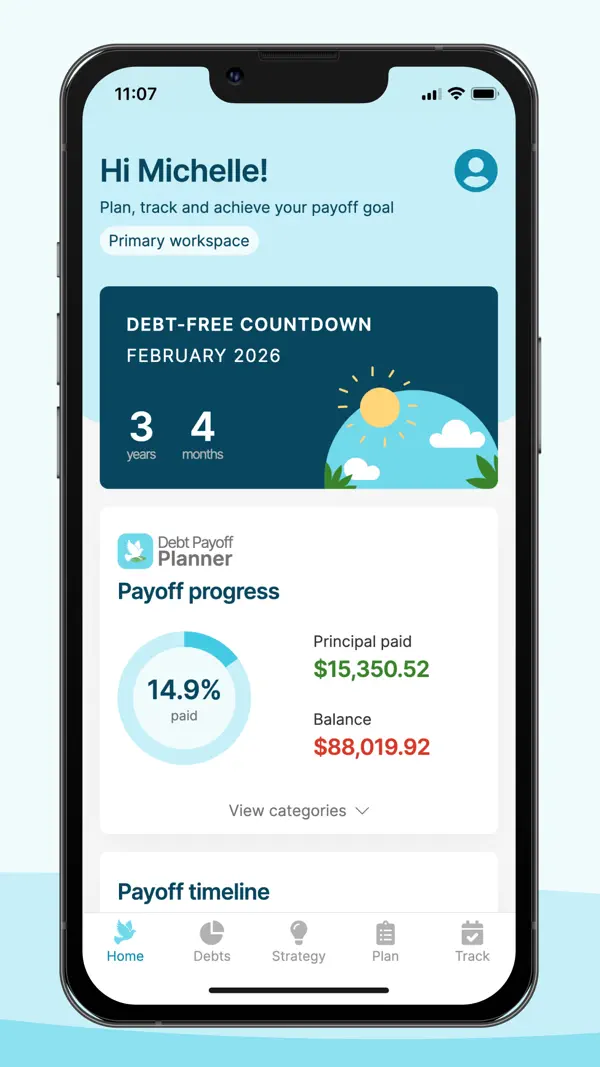 Debt Payoff Planner App Store screenshot 2 of 4