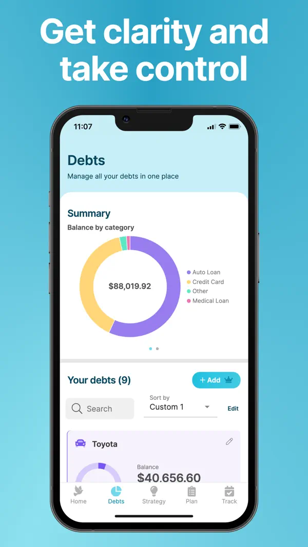 Debt Payoff Planner App Store screenshot 4 of 4