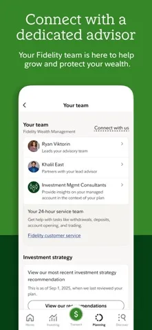 Fidelity Investments App Store screenshot 2 of 4
