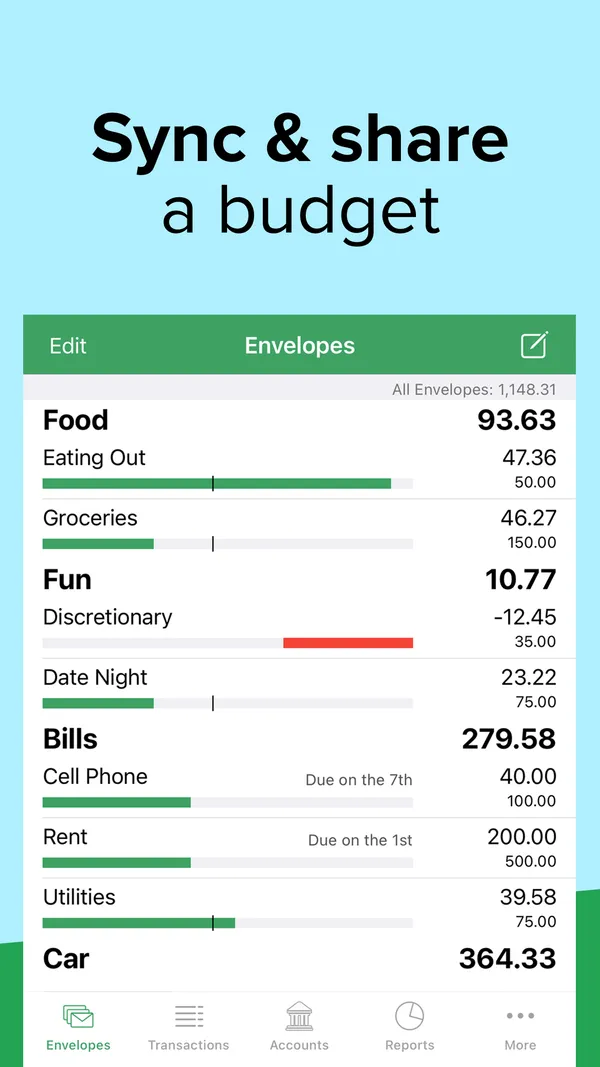Goodbudget App Store screenshot 1 of 4, as of Oct 24, 2026