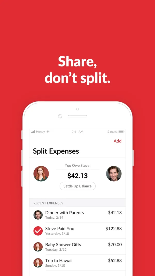 Honeydue App Store image of Split Expenses