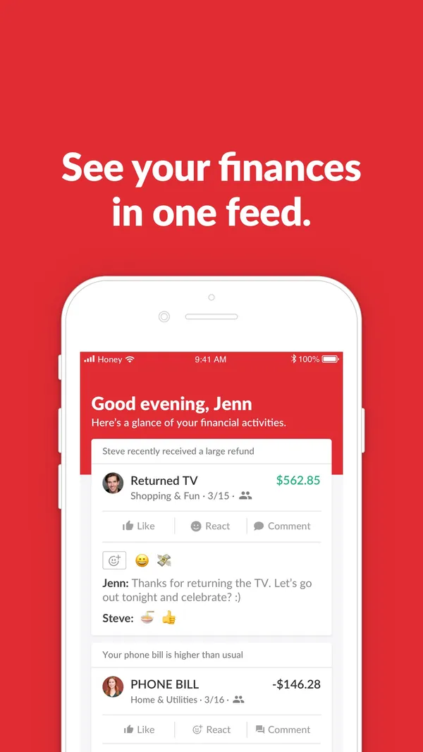 Honeydue App Store image of the feed
