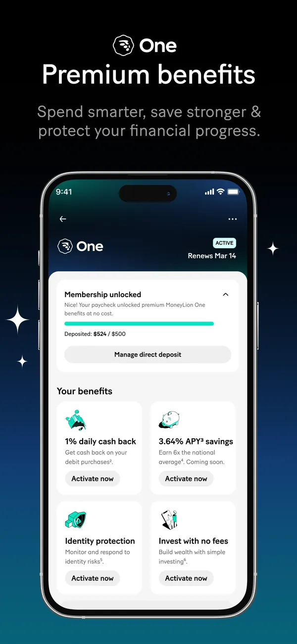 MoneyLion App Store image of MoneyLion One
