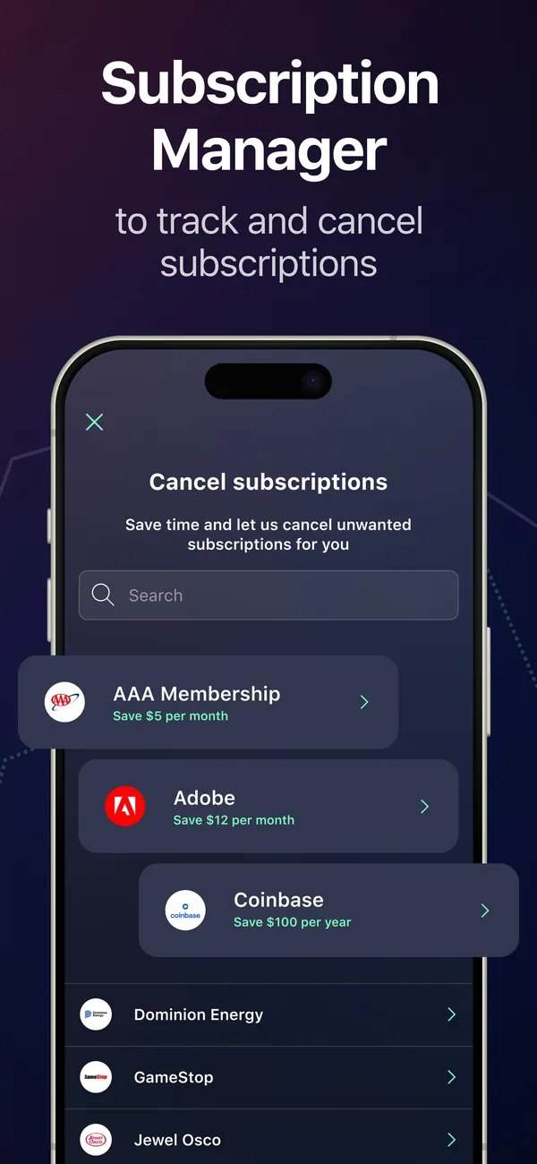 PocketGuard App Store image of Cancel subscriptions