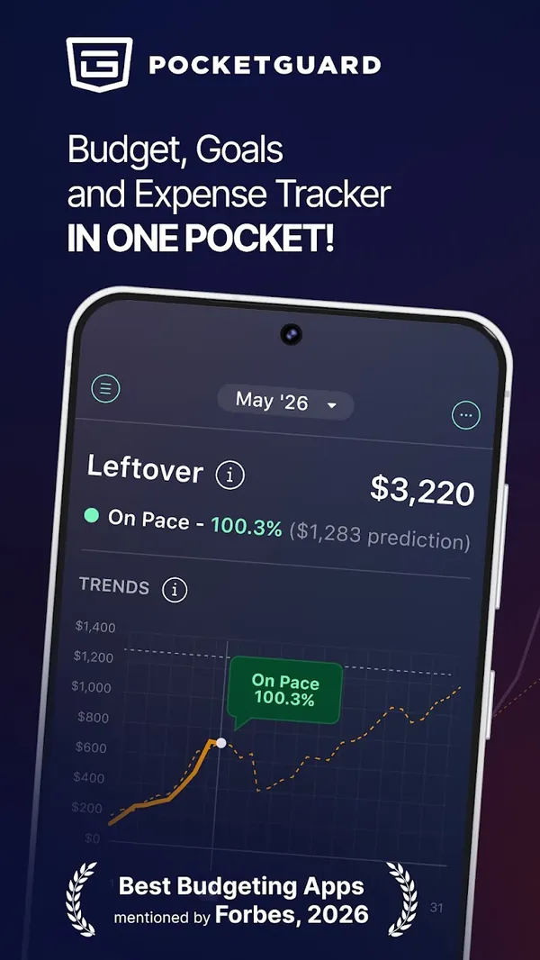 PocketGuard Google Play image of Leftover trends
