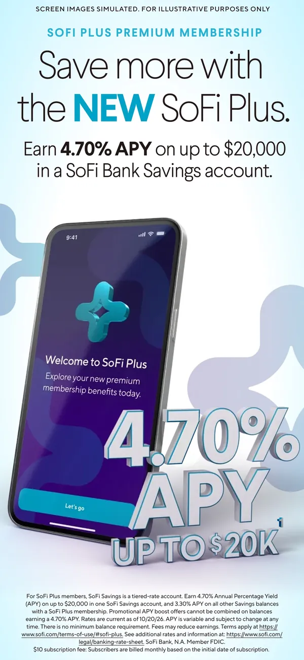 SoFi App Store image of SoFi Plus