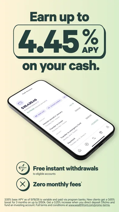 Wealthfront App Store screenshot 2 of 4