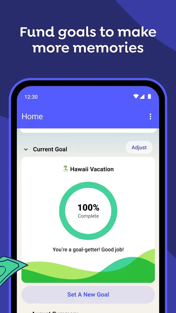 YNAB Google Play image of a Current Goal ring on Android